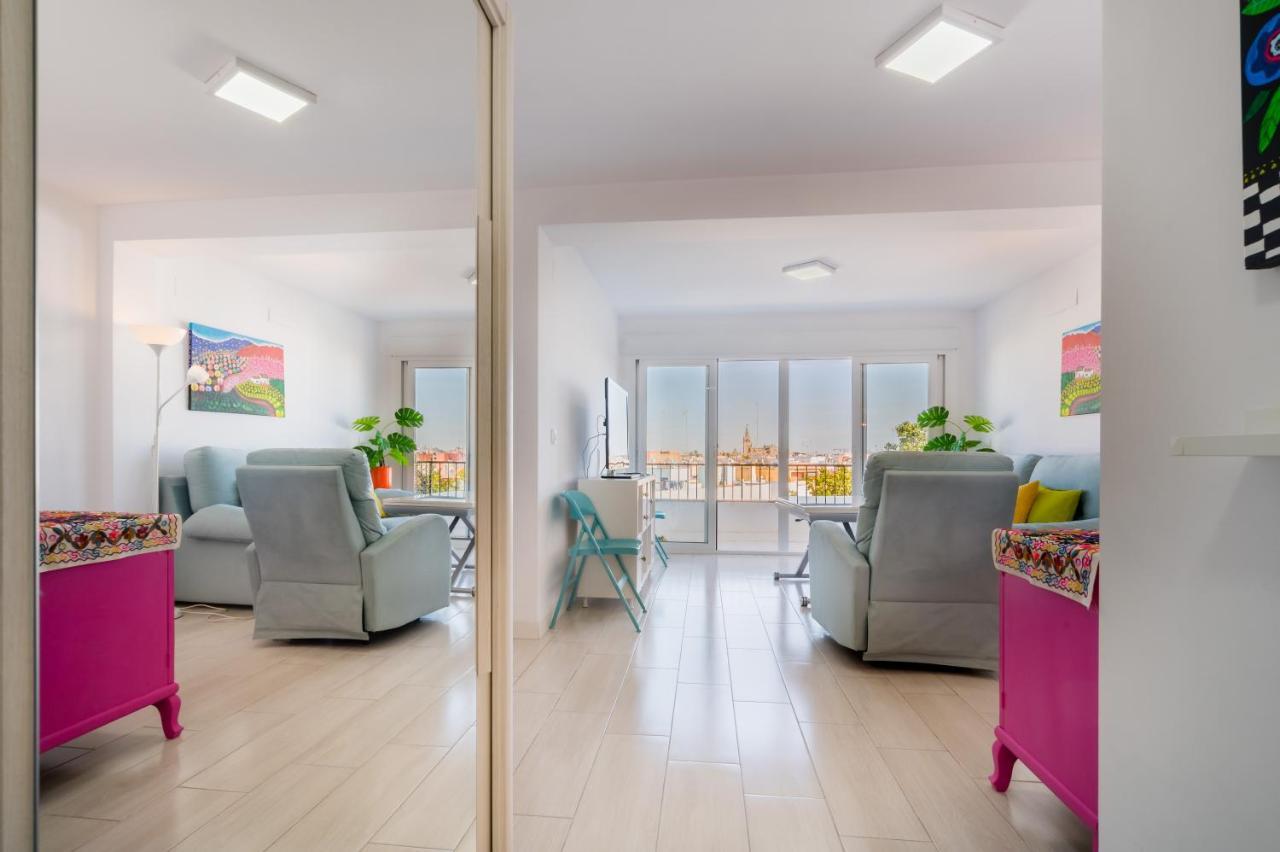 Wide And Colourful- 3Bd 1Bth- Triana Appartement Sevilla Buitenkant foto